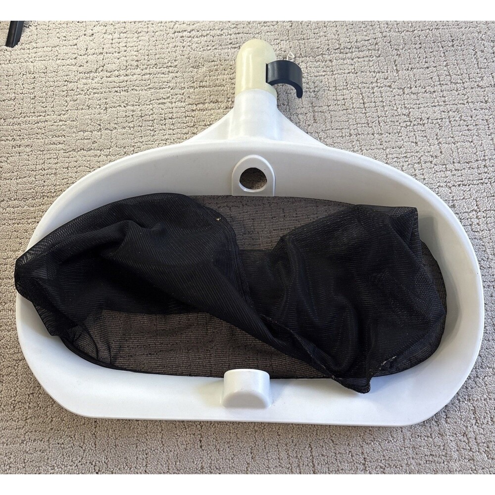 Rake Pool Skimmer Net  Frame Attachment Swimming Pool Deep Bag Leaf. No Pole